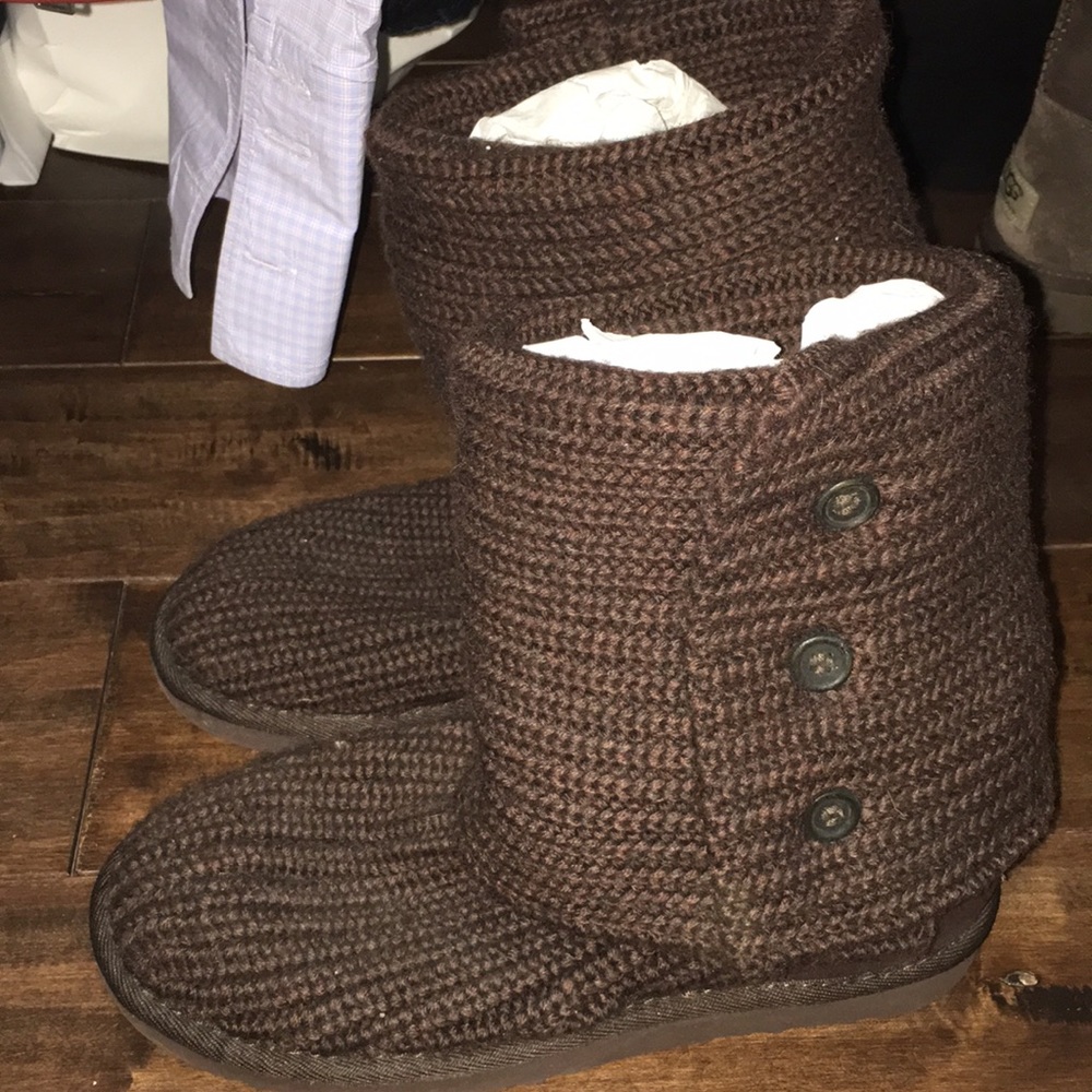 Ugg classic cardi knit boots